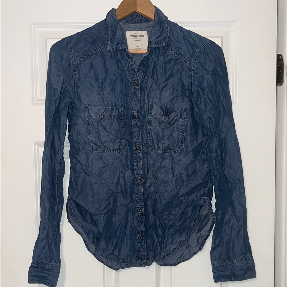 Abercrombie & Fitch Blue Button Down Shirt